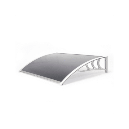 1.2m Tinted Door Canopy - White - Image 2