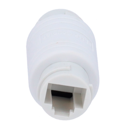 Connector  - Input connector RJ45  - Output connector RJ45 - UTP compatible  - IP68 - White colour - Image 2