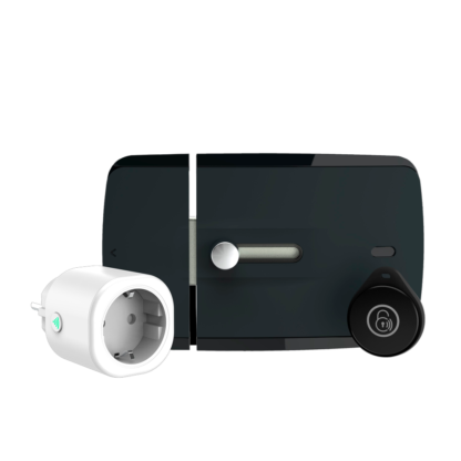 Smart WiFi deadbolt - Invisible from the outside - Installation without manipulating the door - High security material - Guest users and access reports - Mobile App | Synchronization with Ajax