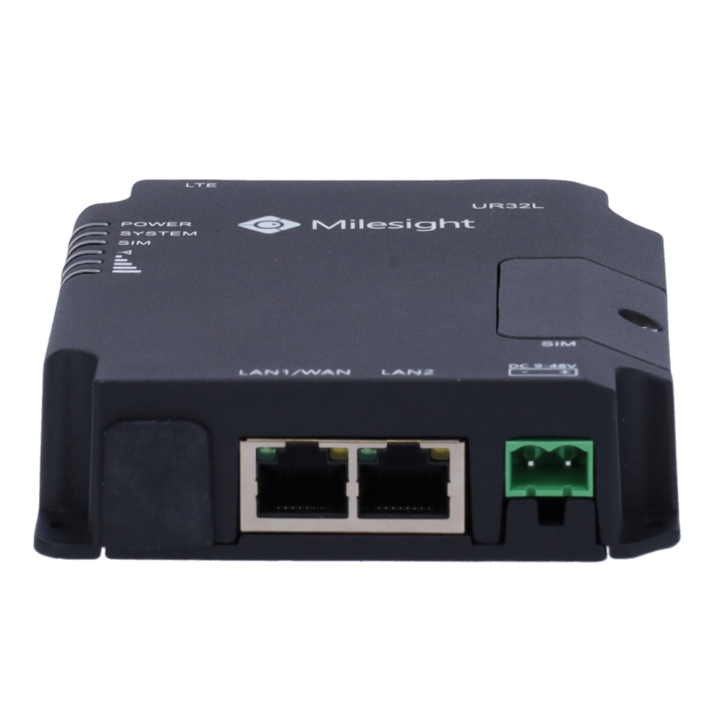 Milesight – Industrial Router 4G – 2 Ethernet ports RJ45 10/100 – SIM ...
